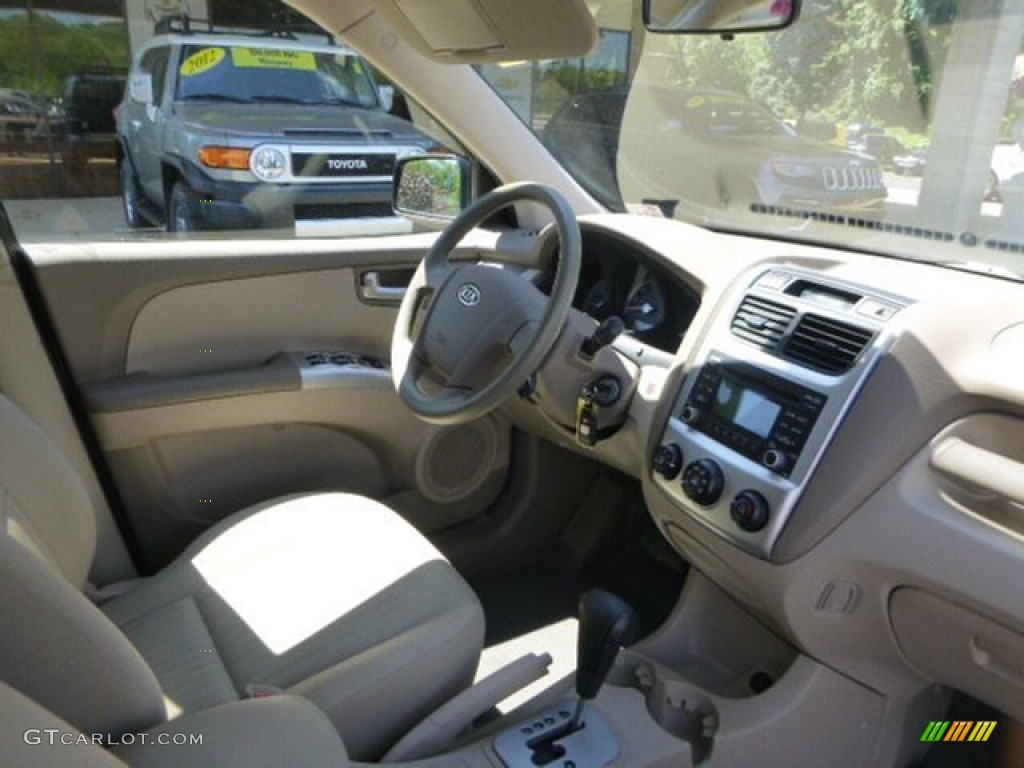 2009 Sportage EX V6 4x4 - Smokey Brown / Beige photo #13
