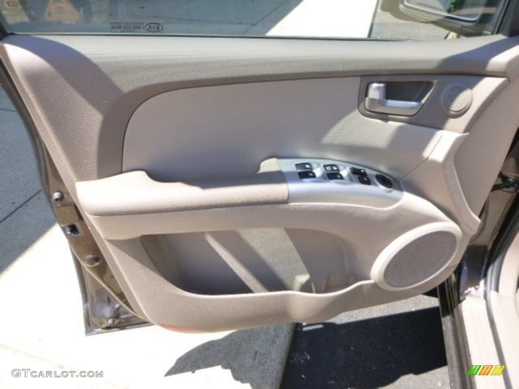 2009 Sportage EX V6 4x4 - Smokey Brown / Beige photo #15