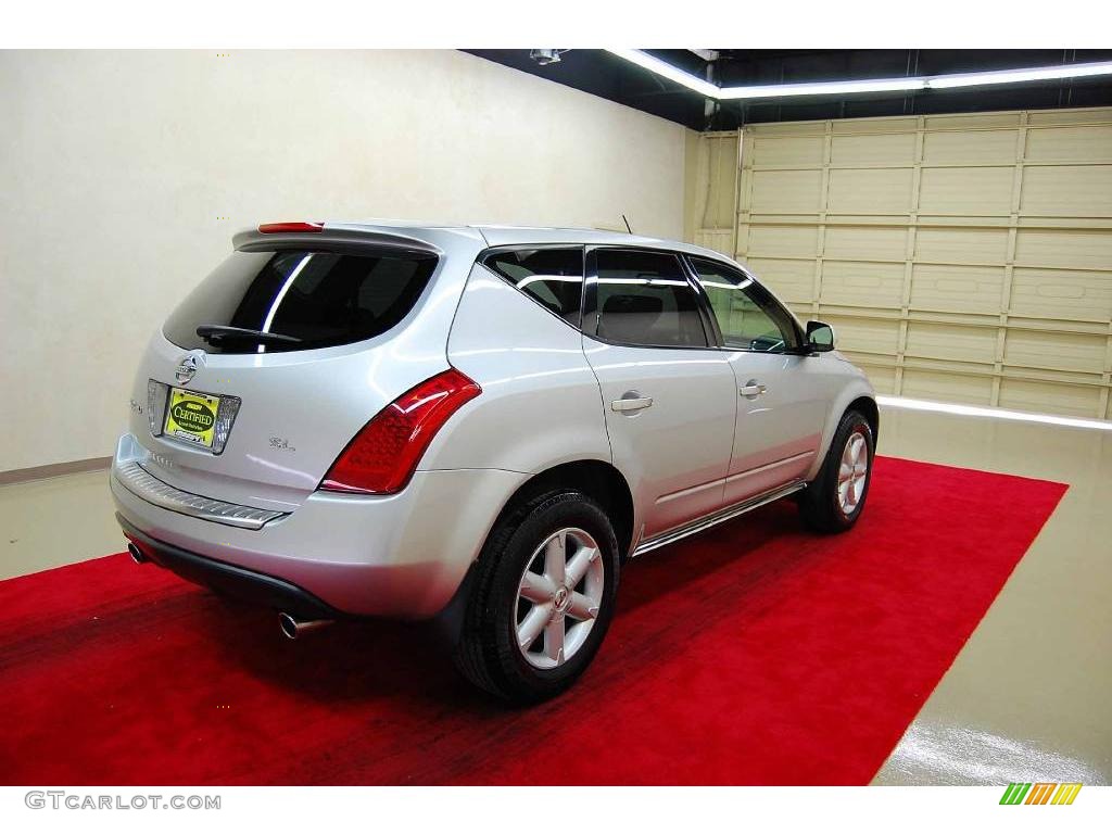 2006 Murano SL - Brilliant Silver Metallic / Charcoal photo #6