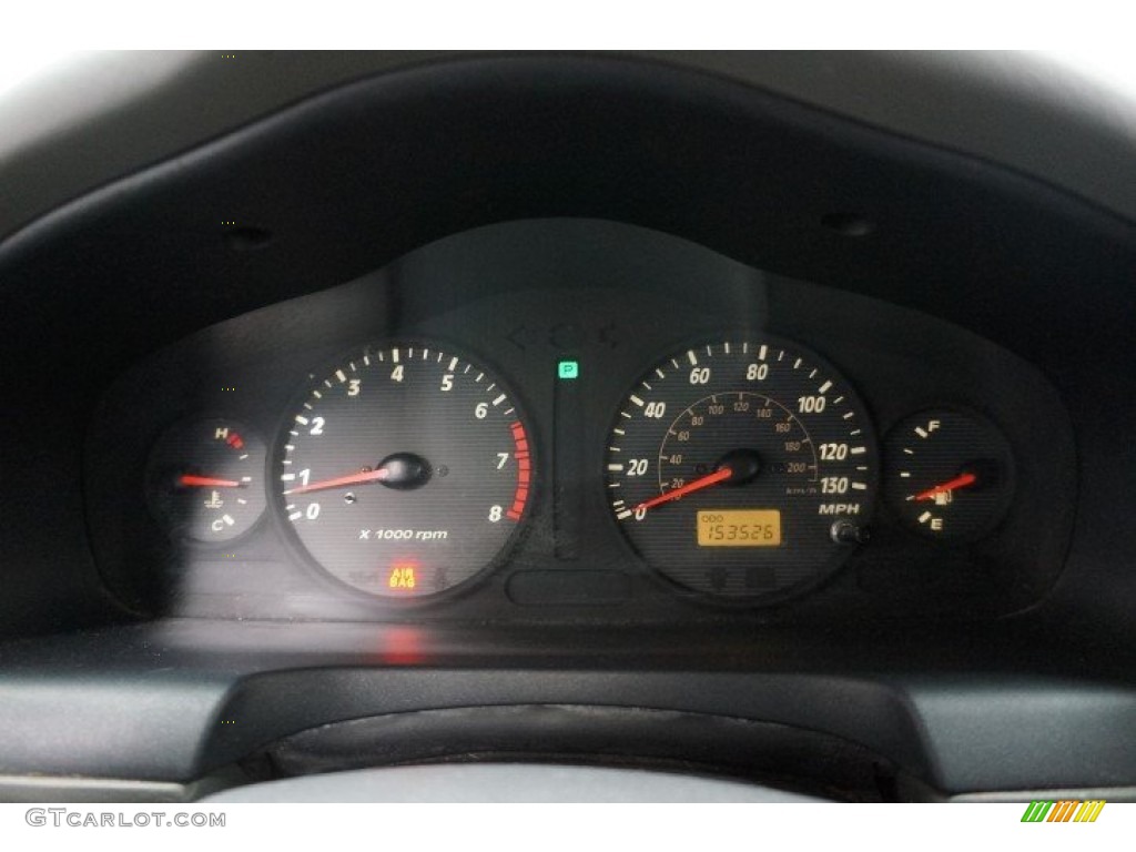 2004 Santa Fe GLS 4WD - Moonlit Blue / Gray photo #25