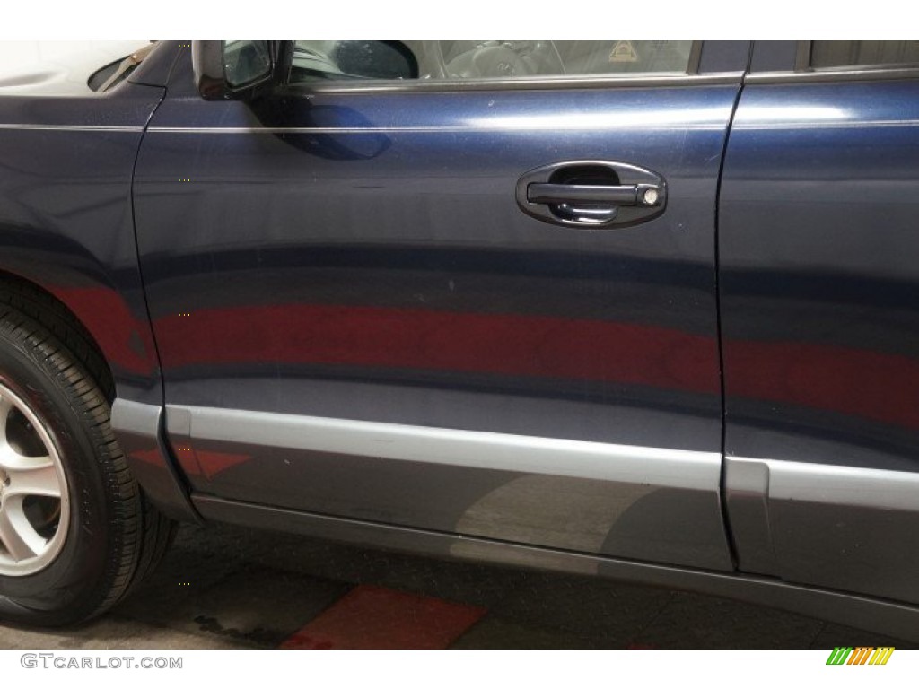 2004 Santa Fe GLS 4WD - Moonlit Blue / Gray photo #61