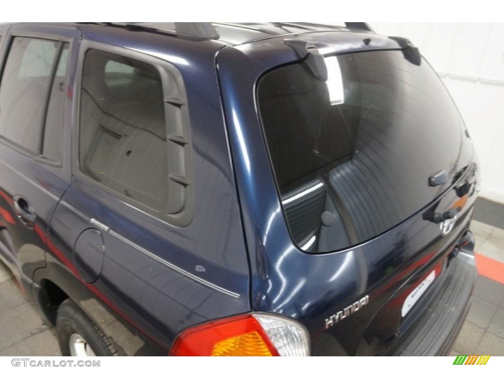 2004 Santa Fe GLS 4WD - Moonlit Blue / Gray photo #70