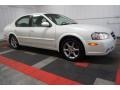 2003 Glacier White Pearl Nissan Maxima SE  photo #6