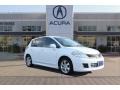 Fresh Powder White 2011 Nissan Versa 1.8 SL Hatchback