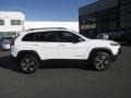 2014 Bright White Jeep Cherokee Trailhawk 4x4  photo #7