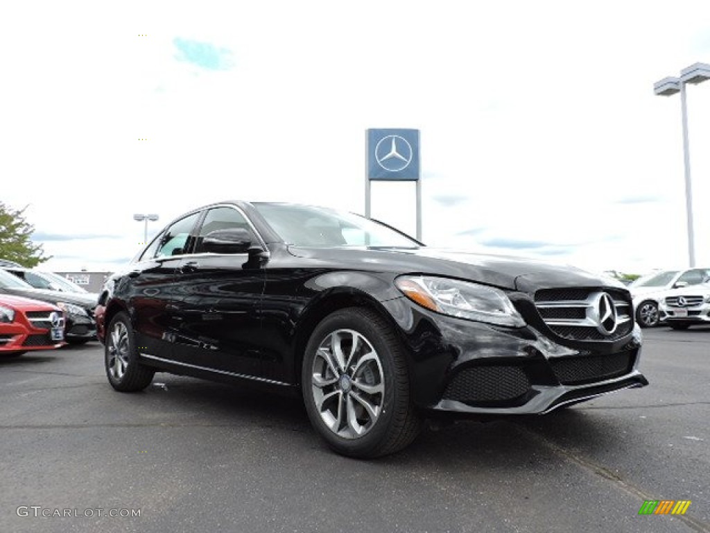 Black 2016 Mercedes-Benz C 300 4Matic Sedan Exterior Photo #107130938