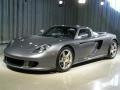 2005 Porsche Carrera GT, Seal Grey Metallic / Dark Gray Leather interior