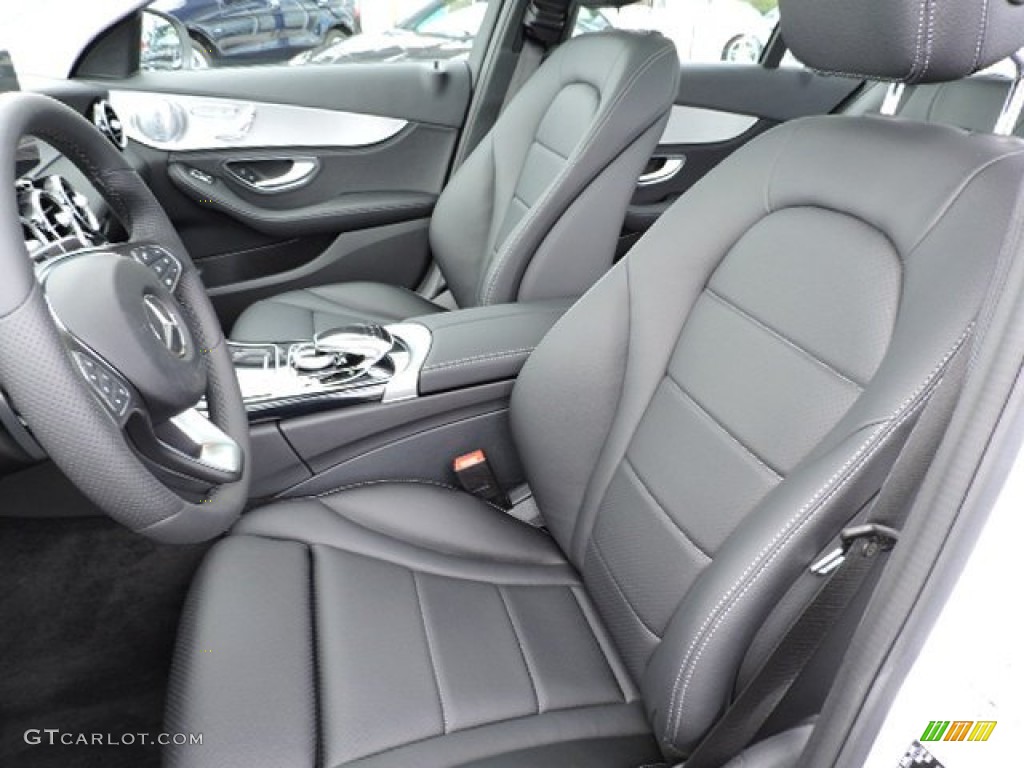 Black Interior 2016 Mercedes-Benz C 300 4Matic Sedan Photo #107131428