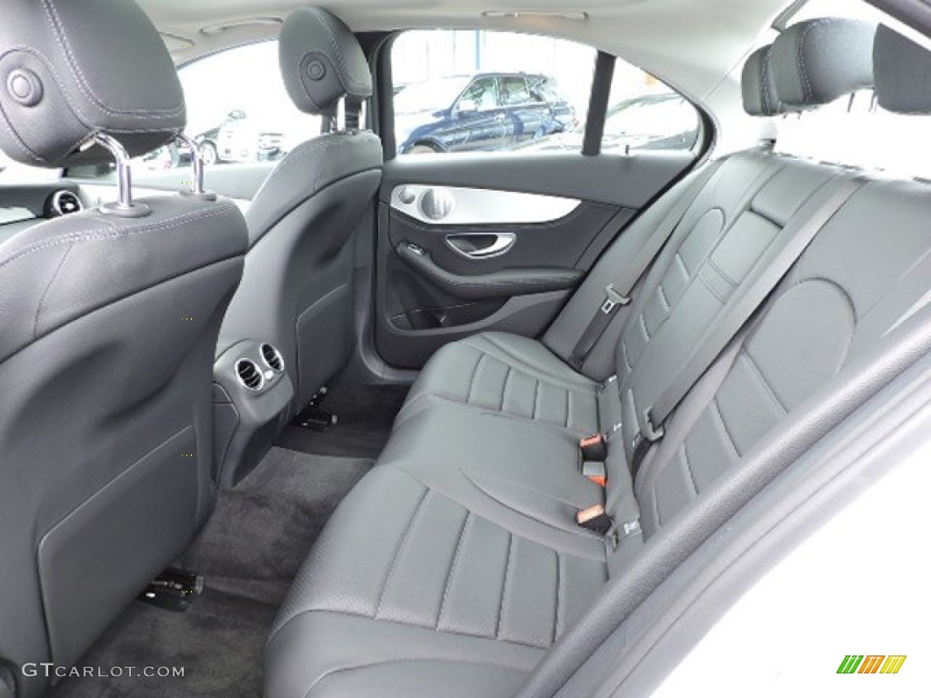 Black Interior 2016 Mercedes-Benz C 300 4Matic Sedan Photo #107131451