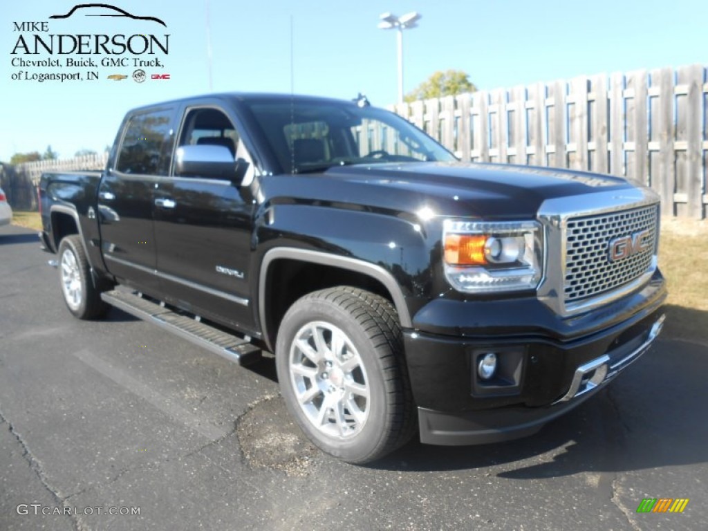 2015 Sierra 1500 Denali Crew Cab 4x4 - Onyx Black / Jet Black photo #1