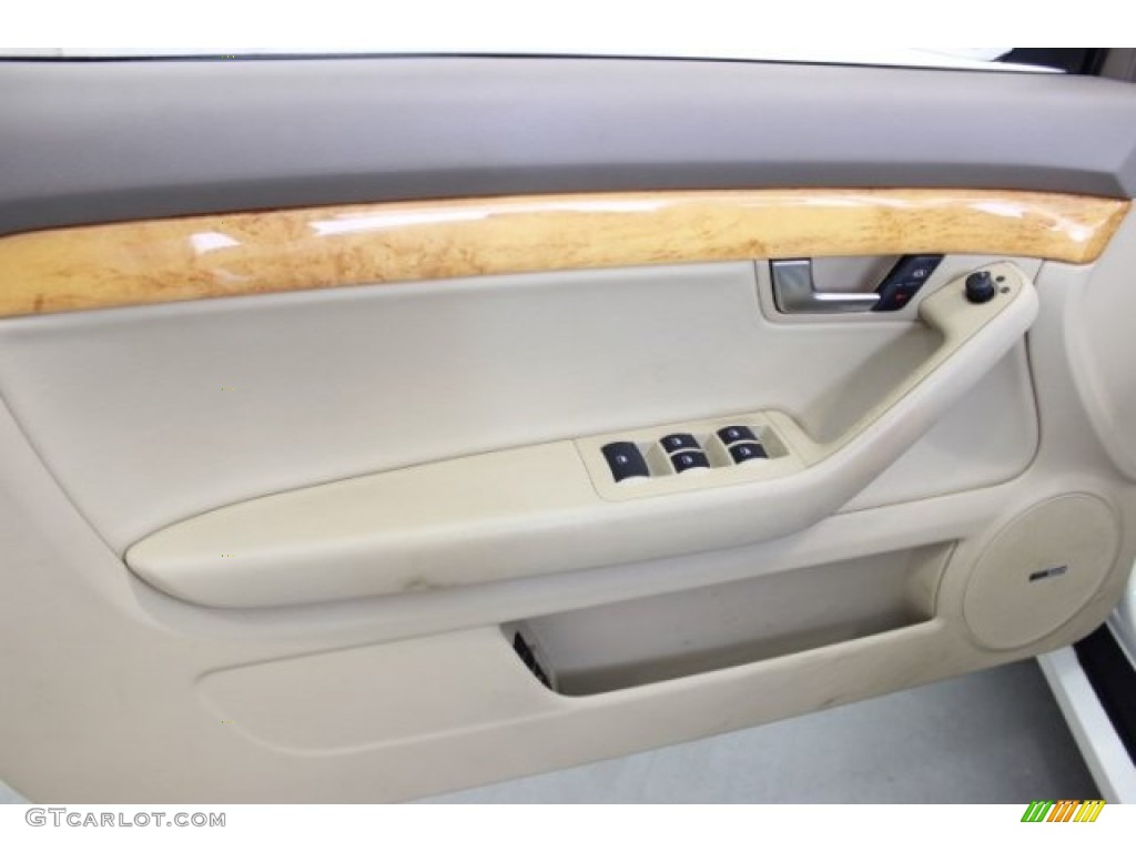 2006 A4 1.8T Cabriolet - Arctic White / Beige photo #15