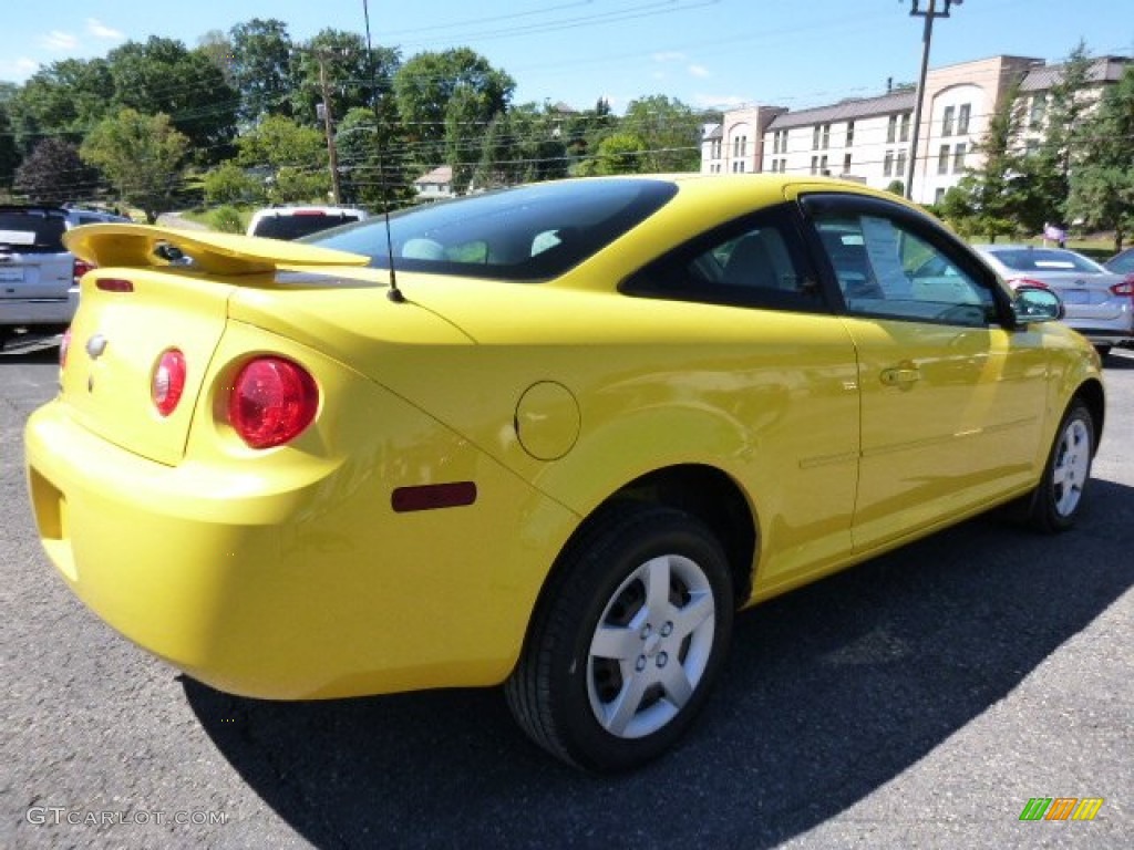 2006 Cobalt LS Coupe - Rally Yellow / Gray photo #2