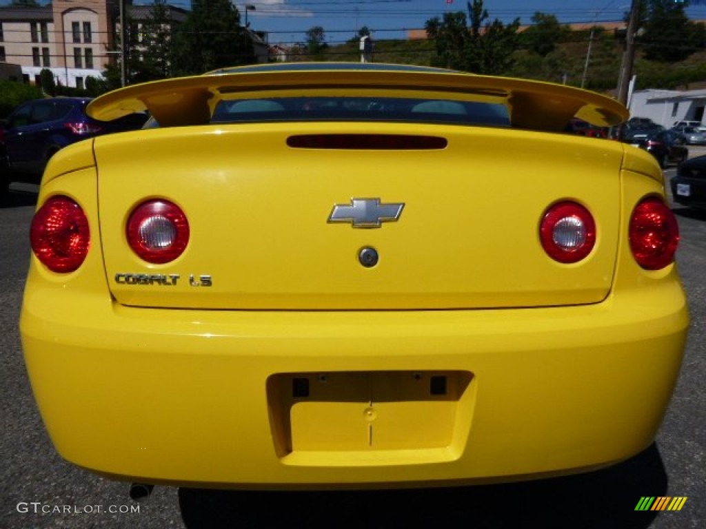 2006 Cobalt LS Coupe - Rally Yellow / Gray photo #3