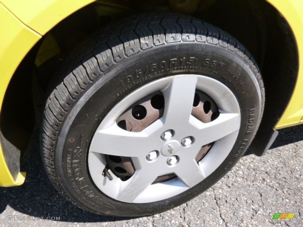 2006 Cobalt LS Coupe - Rally Yellow / Gray photo #7