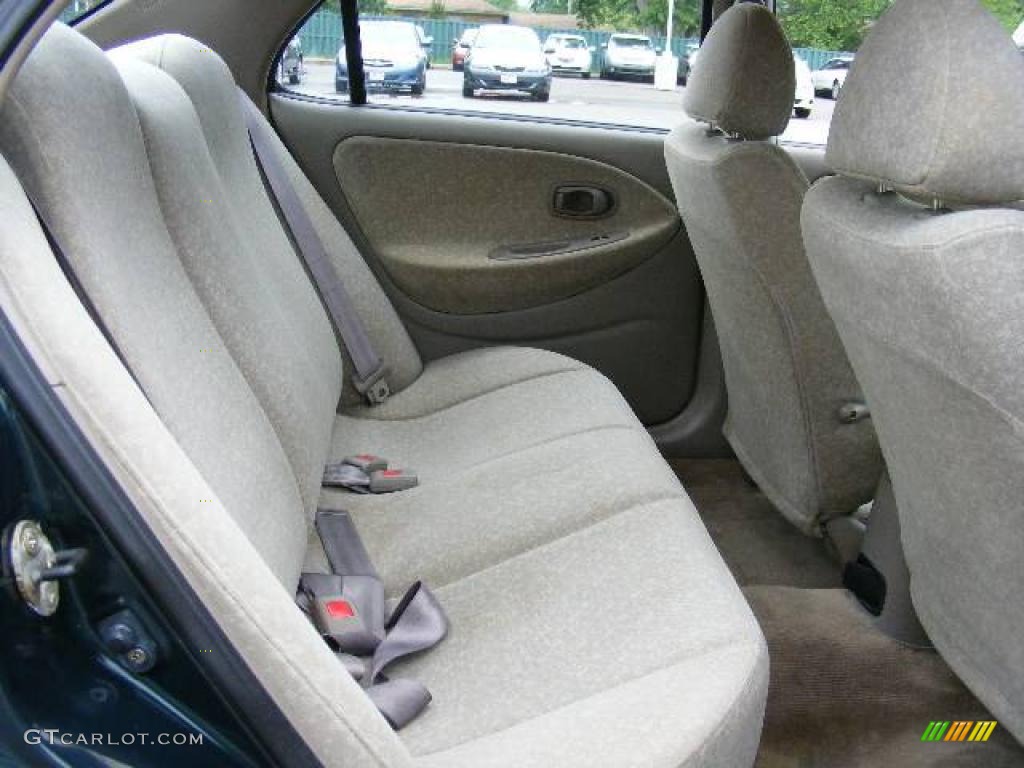 2000 Elantra GLS Sedan - Forest Green / Beige photo #12