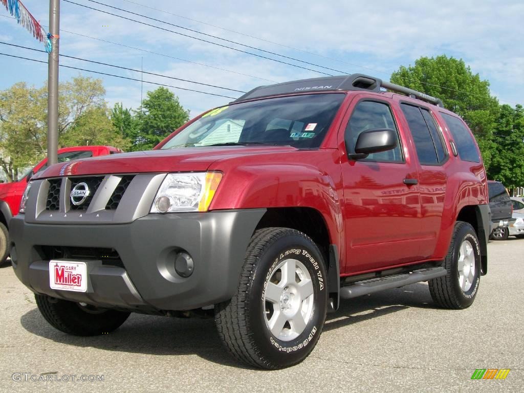 2008 Xterra X 4x4 - Red Brawn / Steel/Graphite photo #1