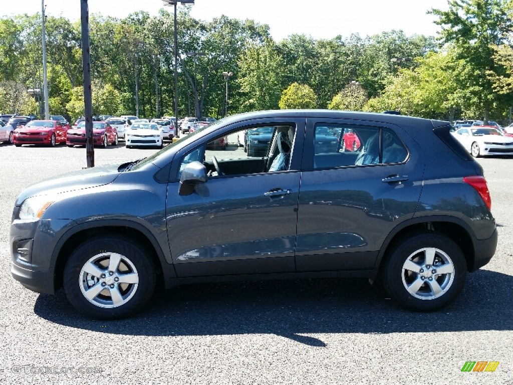 2016 Trax LS AWD - Cyber Gray Metallic / Jet Black photo #3