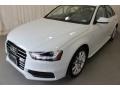 Ibis White - A4 2.0T Premium Plus quattro Photo No. 3