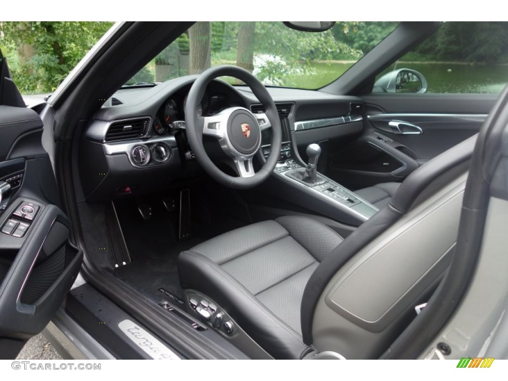 Black Interior 2015 Porsche 911 Targa 4S Photo #107136653