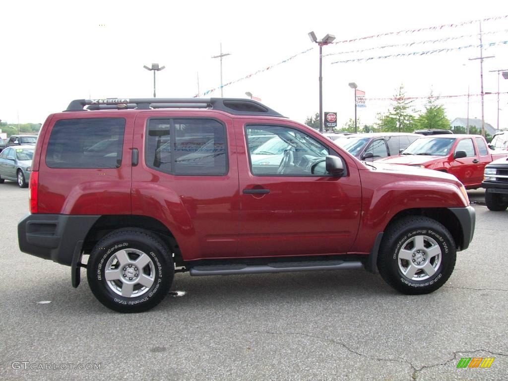 2008 Xterra X 4x4 - Red Brawn / Steel/Graphite photo #7