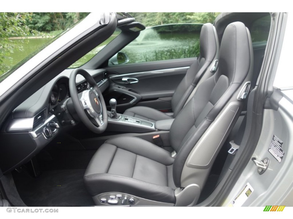 Black Interior 2015 Porsche 911 Targa 4S Photo #107136704