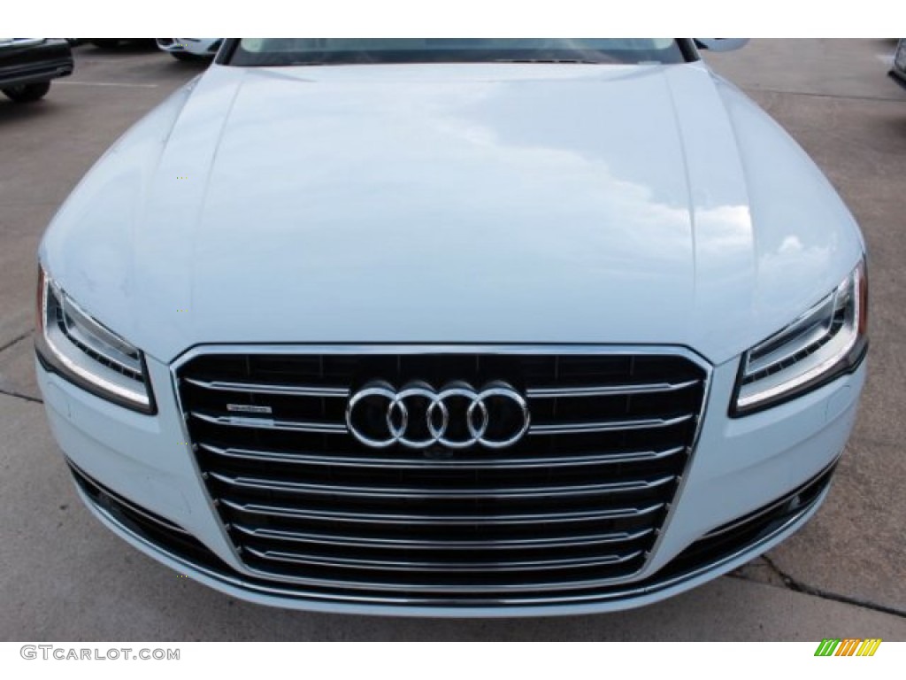 2016 A8 L 3.0T quattro - Glacier White Metallic / Velvet Beige photo #2