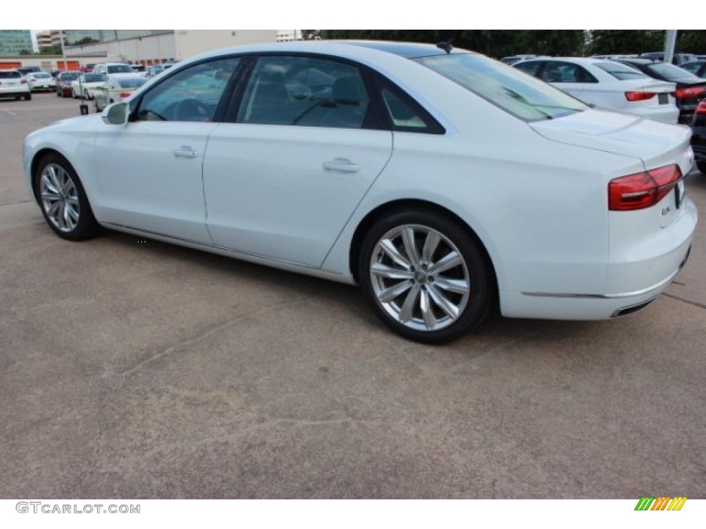 2016 A8 L 3.0T quattro - Glacier White Metallic / Velvet Beige photo #5