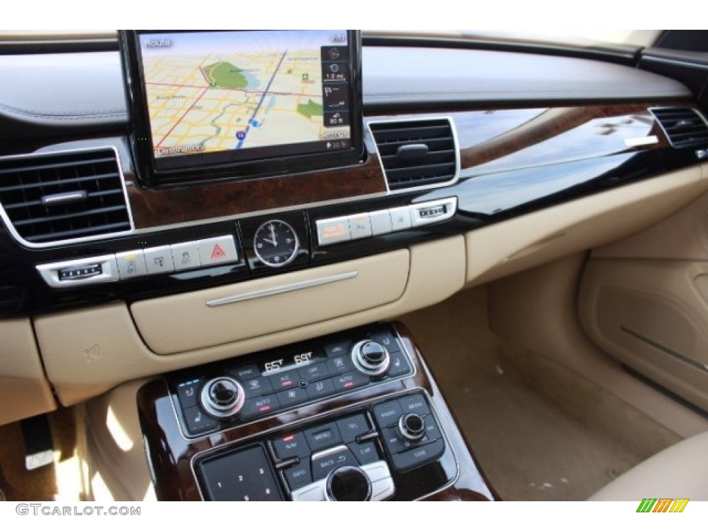 2016 A8 L 3.0T quattro - Glacier White Metallic / Velvet Beige photo #17