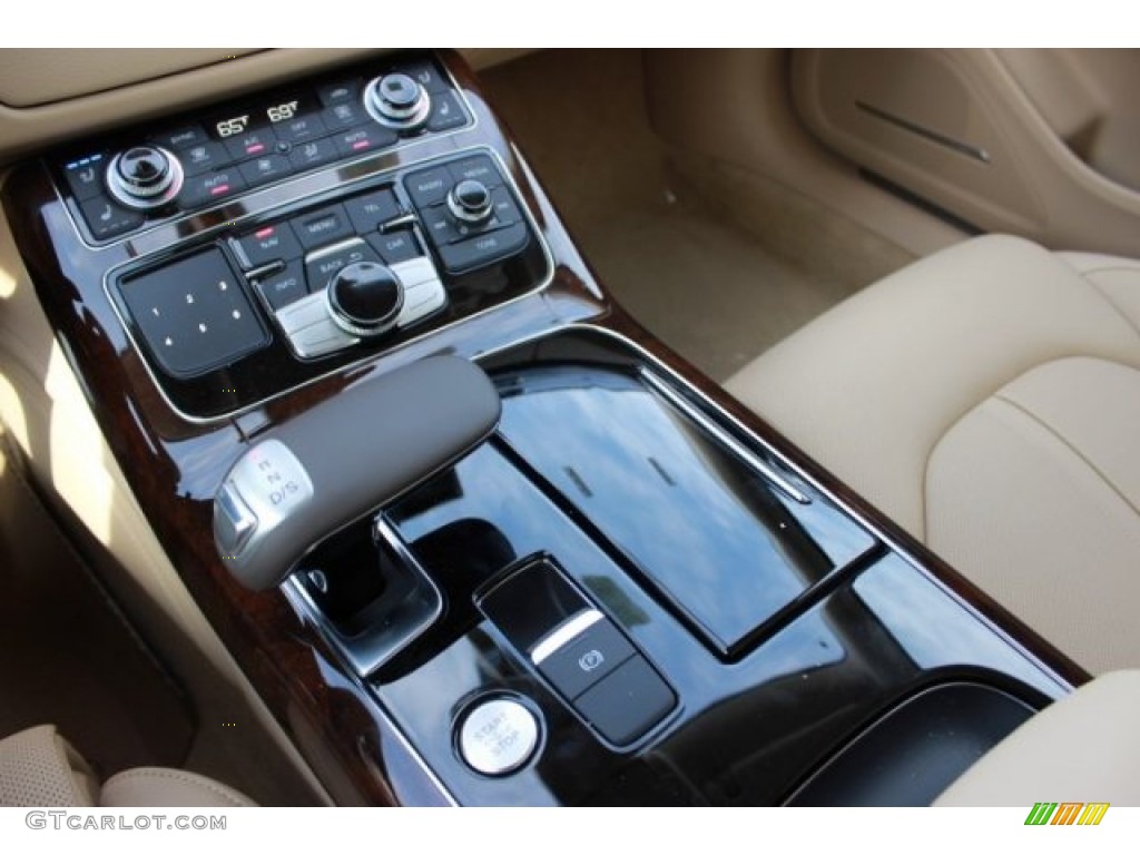 2016 A8 L 3.0T quattro - Glacier White Metallic / Velvet Beige photo #18