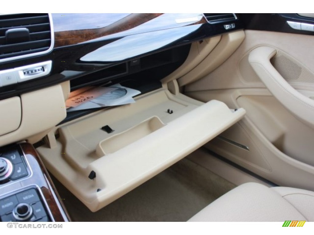 2016 A8 L 3.0T quattro - Glacier White Metallic / Velvet Beige photo #32