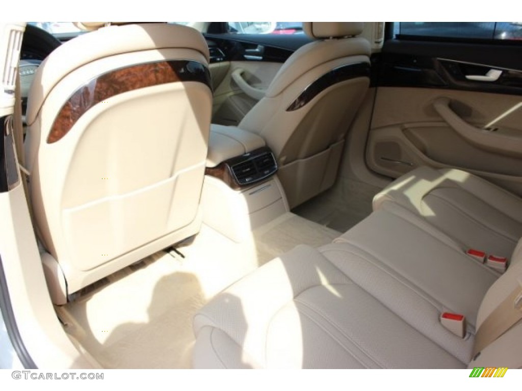 2016 A8 L 3.0T quattro - Glacier White Metallic / Velvet Beige photo #42