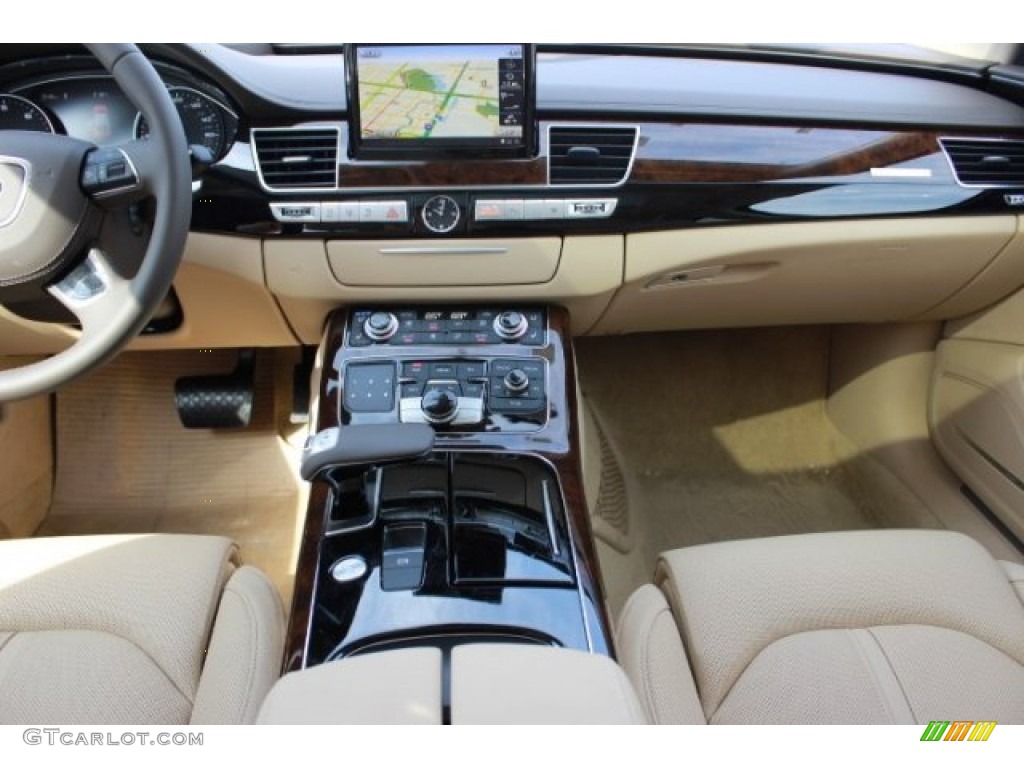 2016 A8 L 3.0T quattro - Glacier White Metallic / Velvet Beige photo #46
