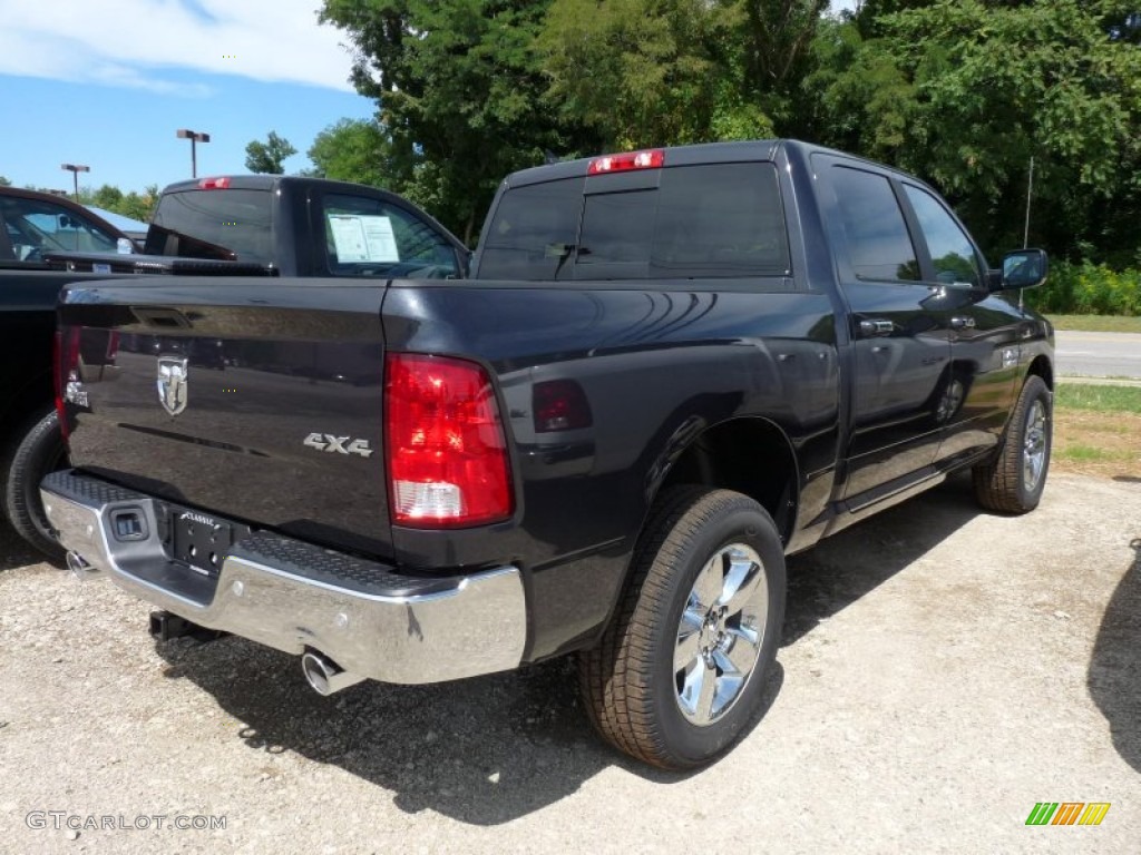 2016 1500 Big Horn Crew Cab 4x4 - Maximum Steel Metallic / Black/Diesel Gray photo #2