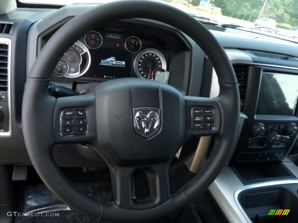 2016 1500 Big Horn Crew Cab 4x4 - Maximum Steel Metallic / Black/Diesel Gray photo #6