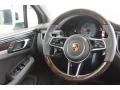 2016 Porsche Macan Agate Grey Interior Steering Wheel Photo