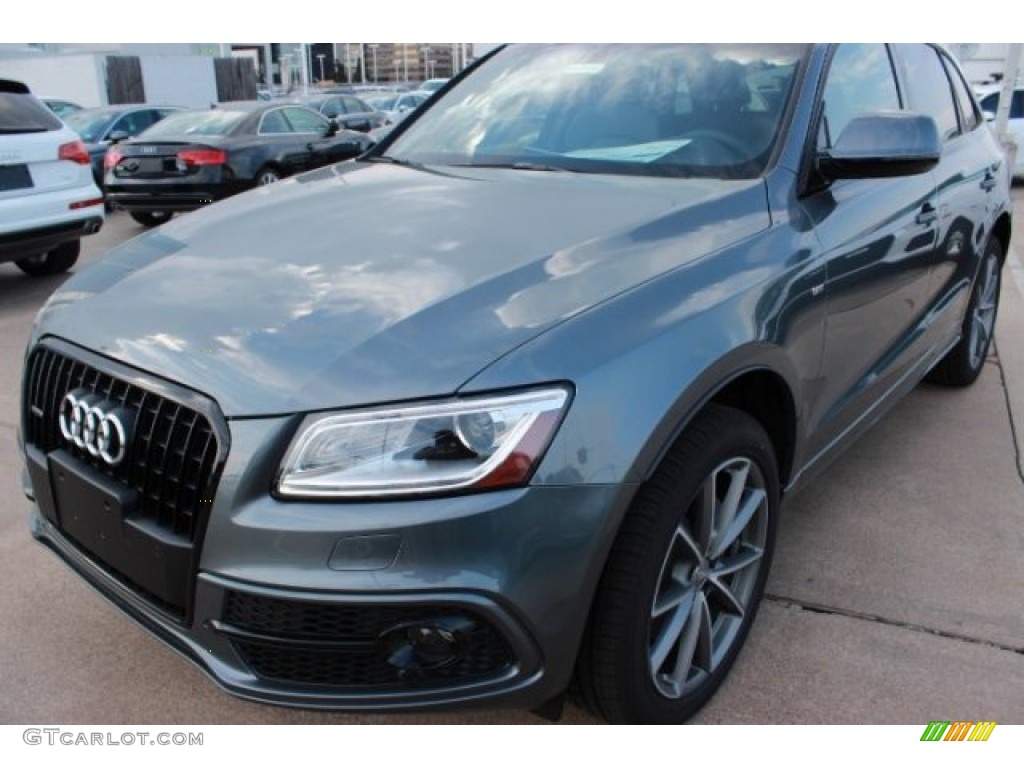 2016 Q5 3.0 TFSI Premium Plus quattro - Monsoon Gray Metallic / Black photo #3