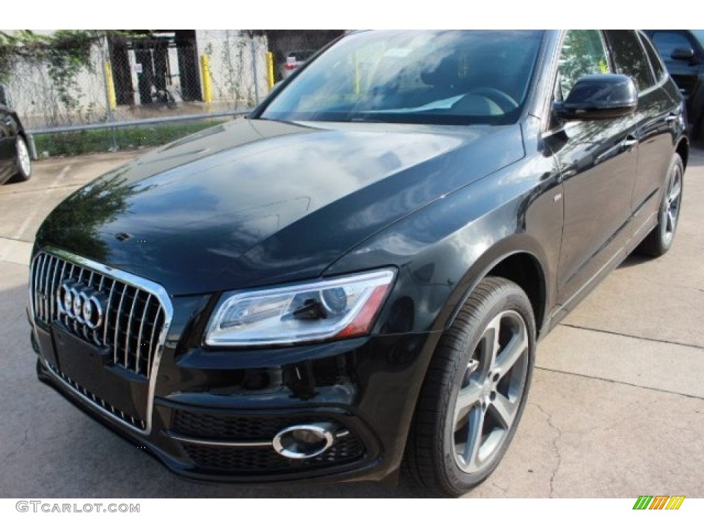 2016 Q5 3.0 TFSI Premium Plus quattro - Mythos Black Metallic / Black photo #3
