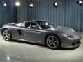 2005 Porsche Carrera GT, Seal Grey Metallic / Dark Gray, Front Right