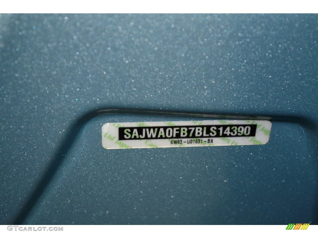 2011 XF Sport Sedan - Frost Blue Metallic / Warm Charcoal photo #11