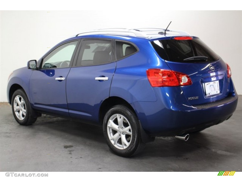 2010 Rogue SL - Indigo Blue / Black photo #3