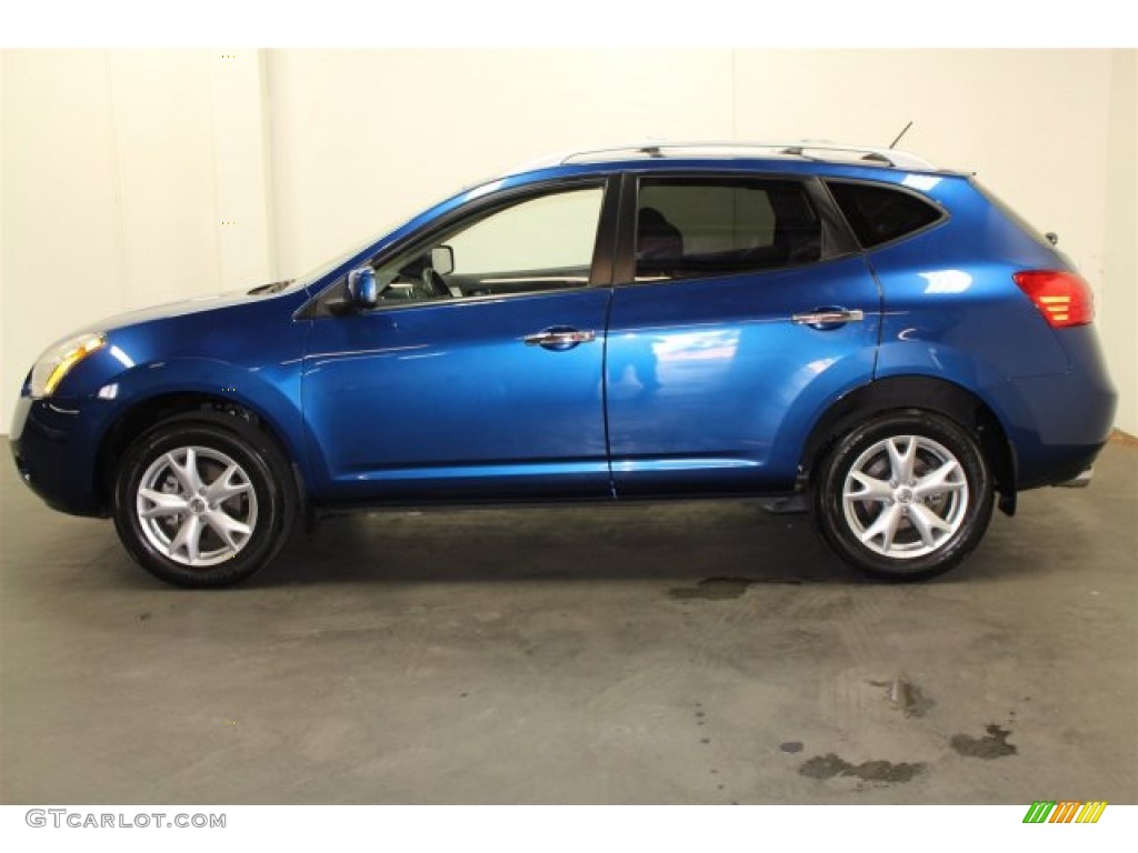 2010 Rogue SL - Indigo Blue / Black photo #6