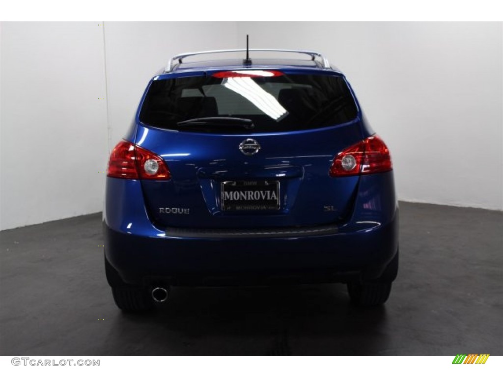 2010 Rogue SL - Indigo Blue / Black photo #8