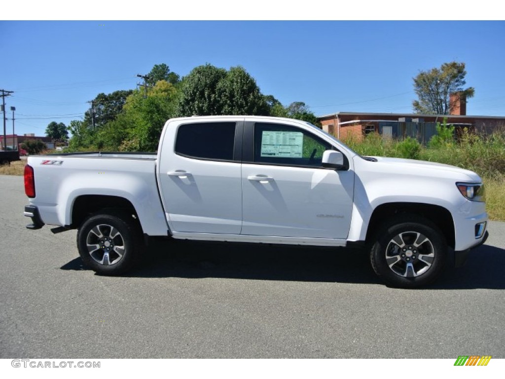 2016 Colorado Z71 Crew Cab 4x4 - Summit White / Jet Black photo #6