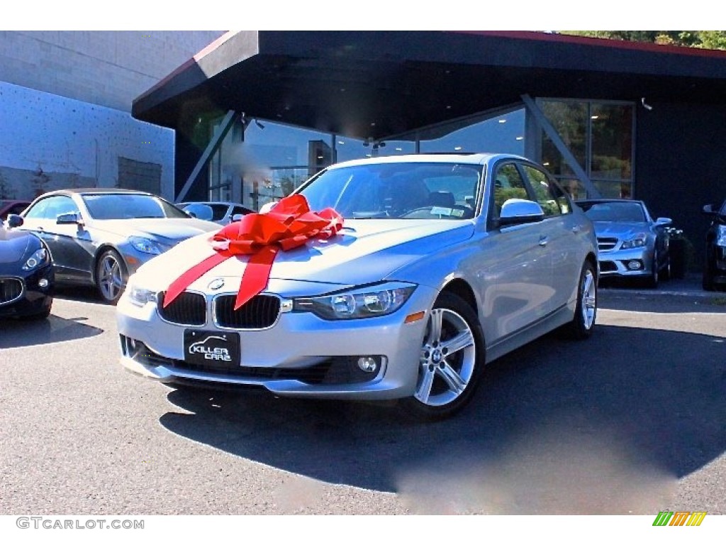 2013 3 Series 328i xDrive Sedan - Glacier Silver Metallic / Black photo #3