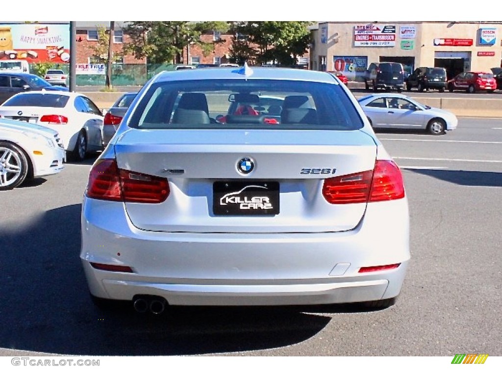 2013 3 Series 328i xDrive Sedan - Glacier Silver Metallic / Black photo #6