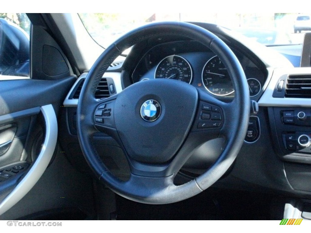 2013 3 Series 328i xDrive Sedan - Glacier Silver Metallic / Black photo #38