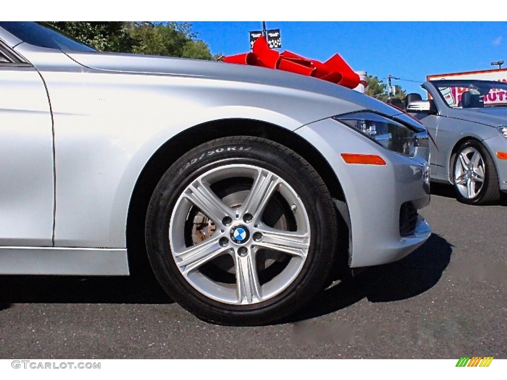 2013 3 Series 328i xDrive Sedan - Glacier Silver Metallic / Black photo #42