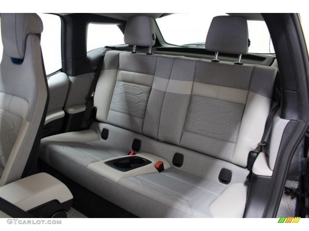 Mega Carum Spice Grey Sensatec & Carum Spice Grey Cloth Interior 2015 BMW i3 with Range Extender Photo #107155519