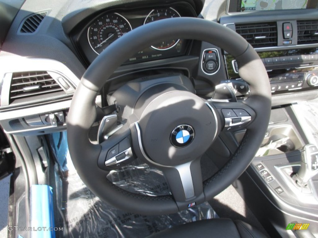 2016 M235i xDrive Convertible - Black Sapphire Metallic / Black photo #15