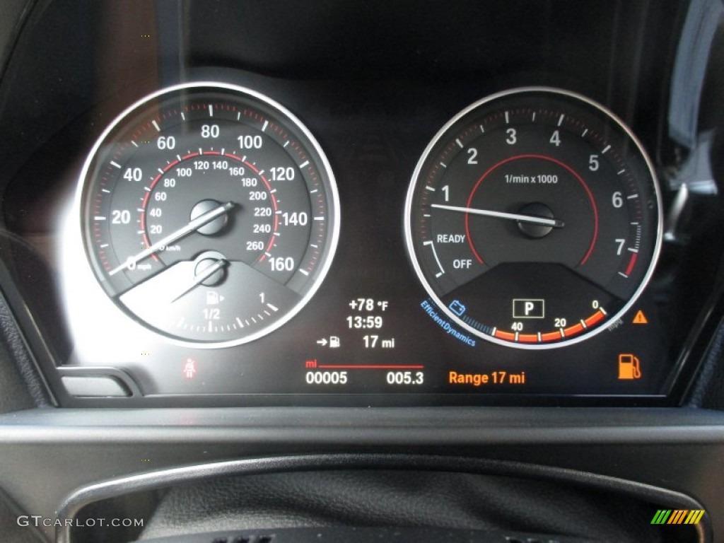 2016 BMW M235i xDrive Convertible Gauges Photo #107157611